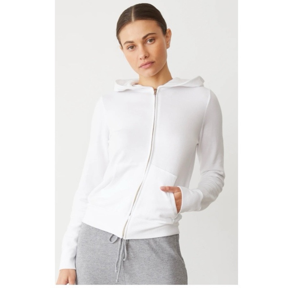 Monrow | Soft Fleece Zip Up Hoodie